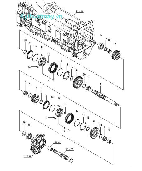 Trục bị dẫn động